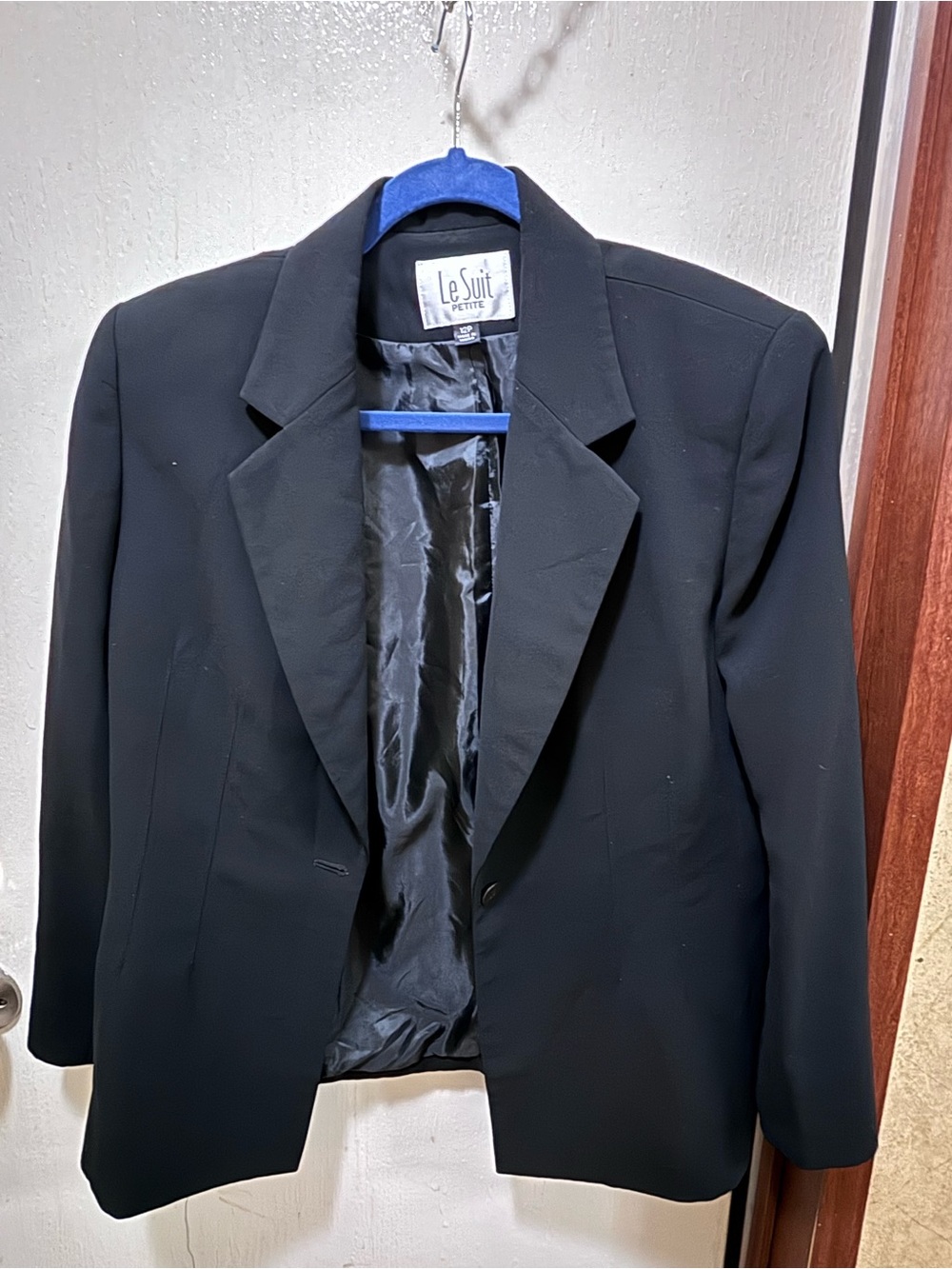 Le Suit Black Women's Single-Button Blazer